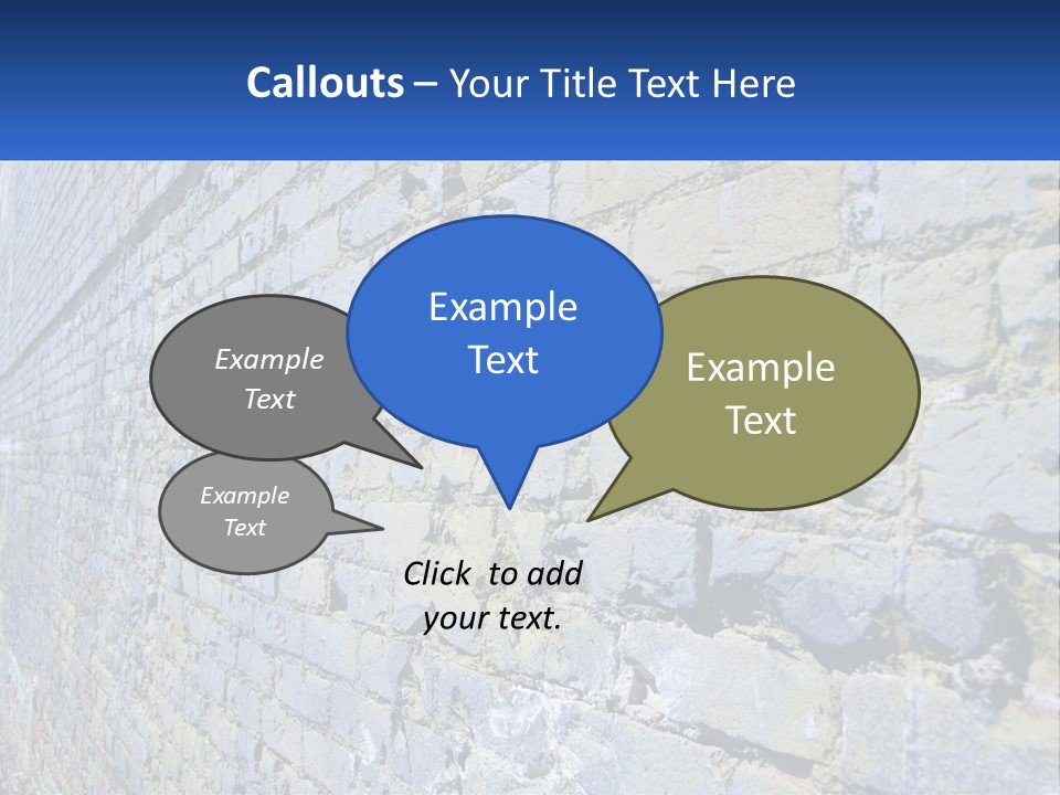Plaster Wall Corners PowerPoint Template