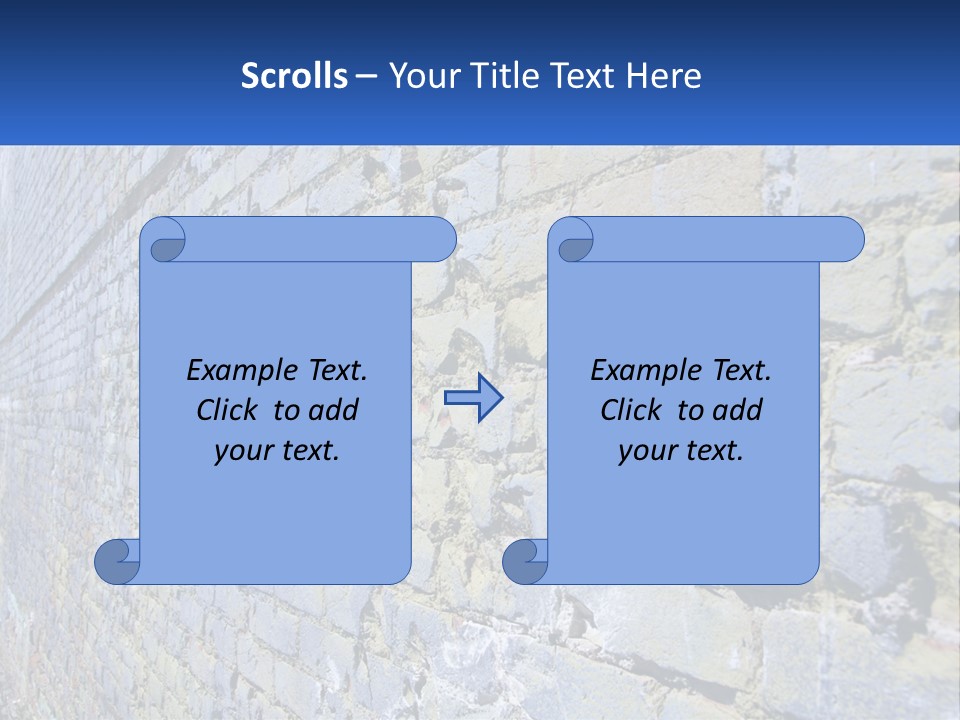 Plaster Wall Corners PowerPoint Template