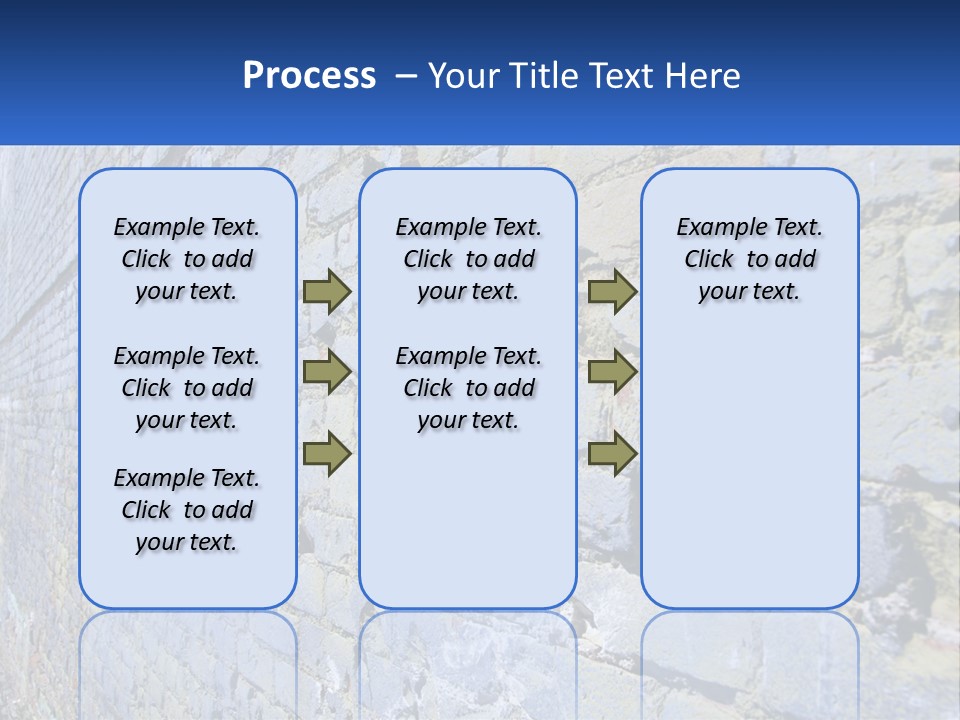 Plaster Wall Corners PowerPoint Template