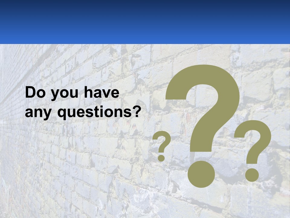 Plaster Wall Corners PowerPoint Template