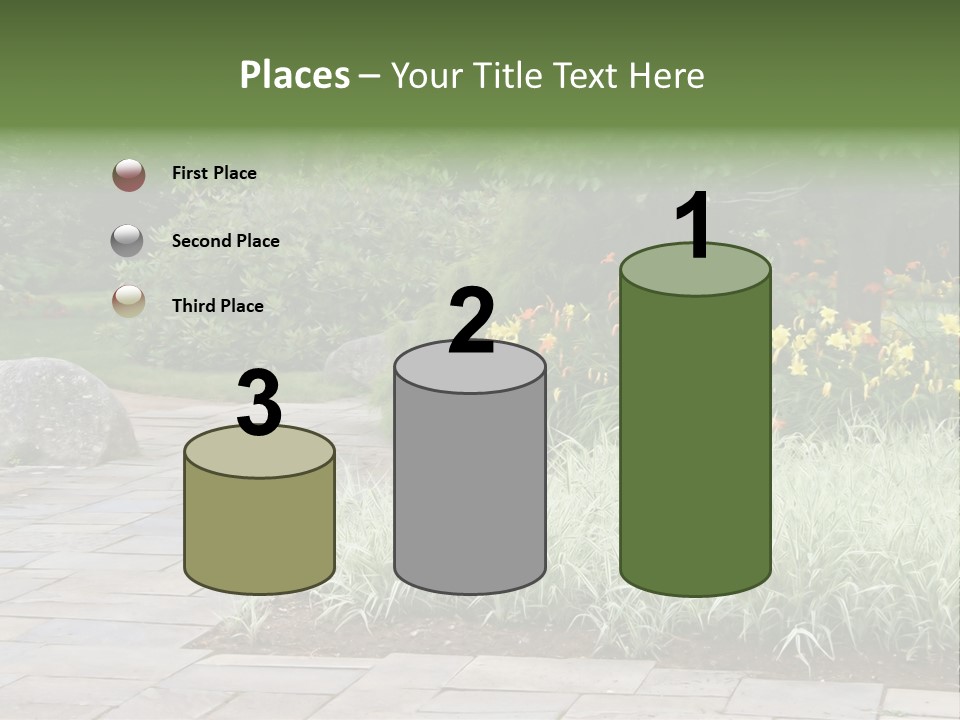 Garden Parkland Grass PowerPoint Template