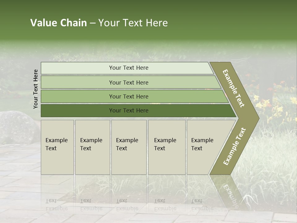 Garden Parkland Grass PowerPoint Template