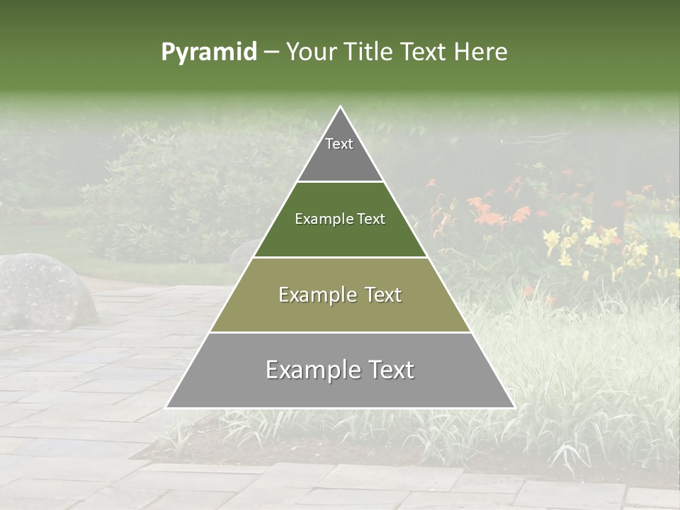 Garden Parkland Grass PowerPoint Template