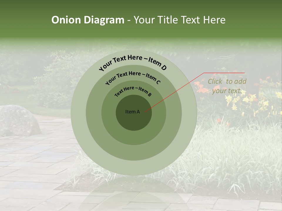 Garden Parkland Grass PowerPoint Template