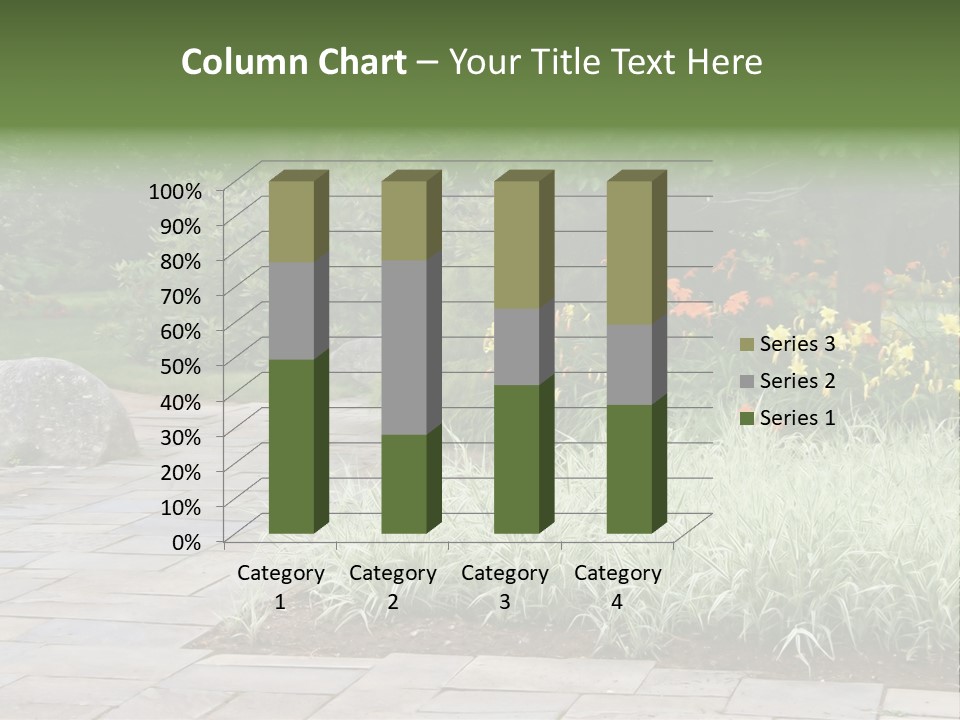 Garden Parkland Grass PowerPoint Template