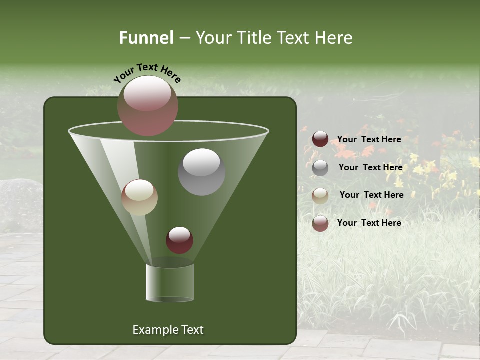 Garden Parkland Grass PowerPoint Template