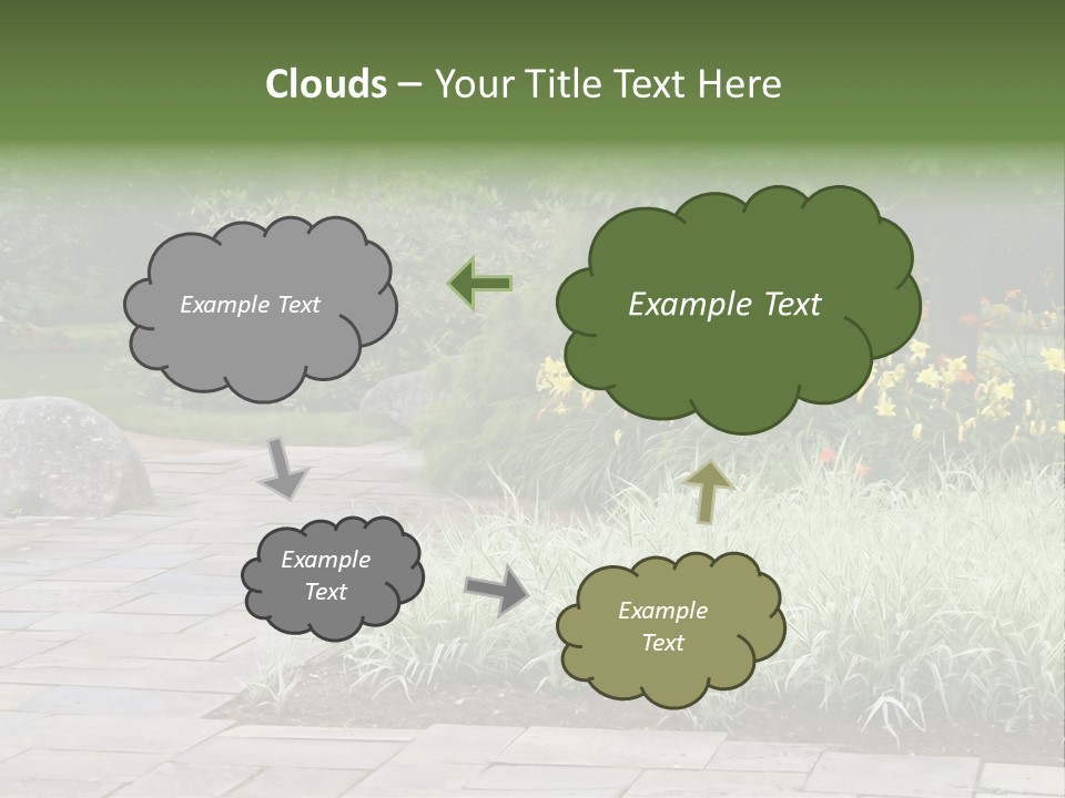 Garden Parkland Grass PowerPoint Template