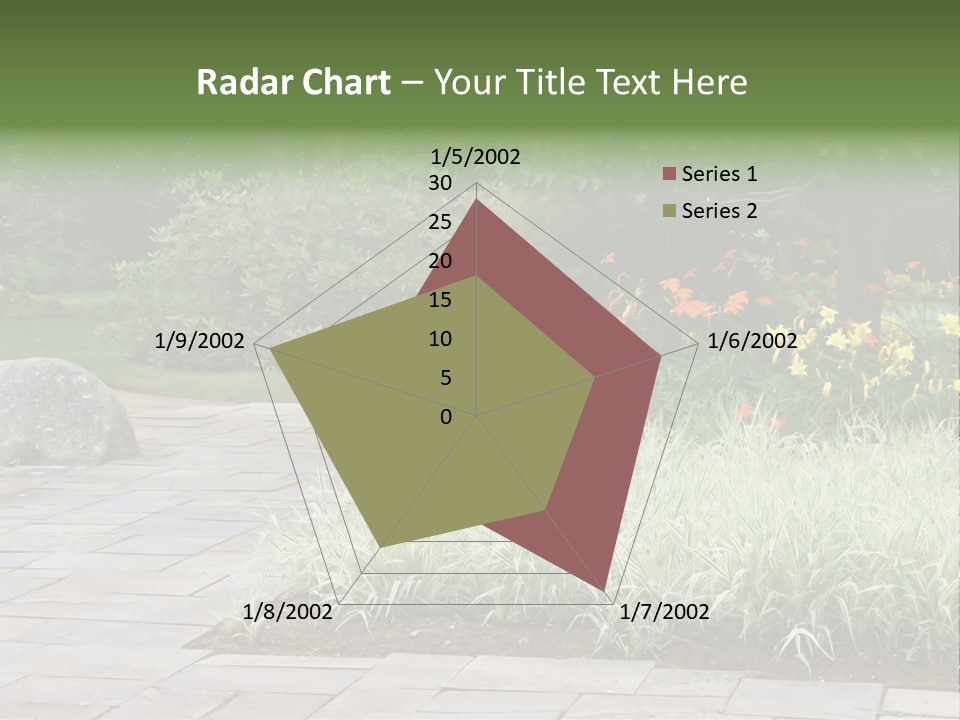 Garden Parkland Grass PowerPoint Template