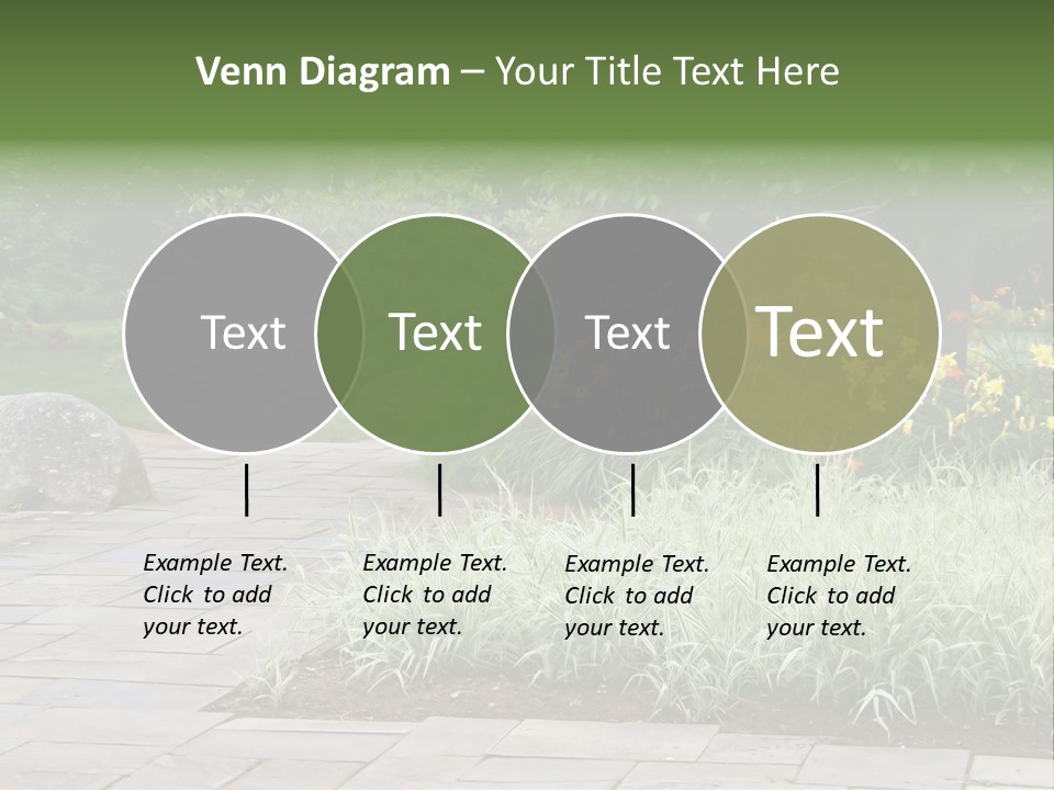 Garden Parkland Grass PowerPoint Template