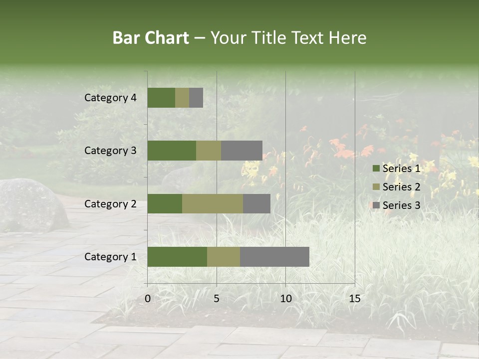 Garden Parkland Grass PowerPoint Template