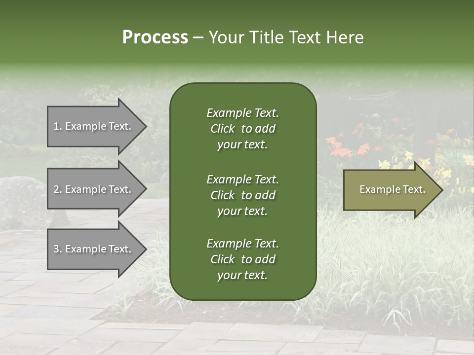Garden Parkland Grass PowerPoint Template