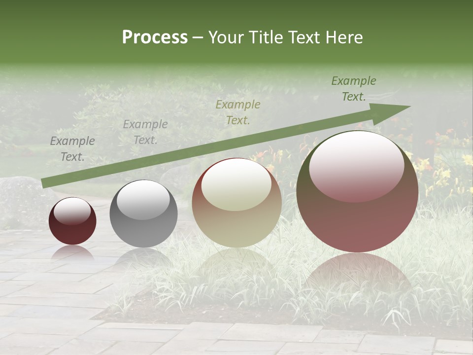 Garden Parkland Grass PowerPoint Template