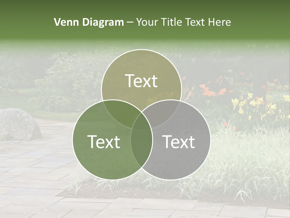 Garden Parkland Grass PowerPoint Template