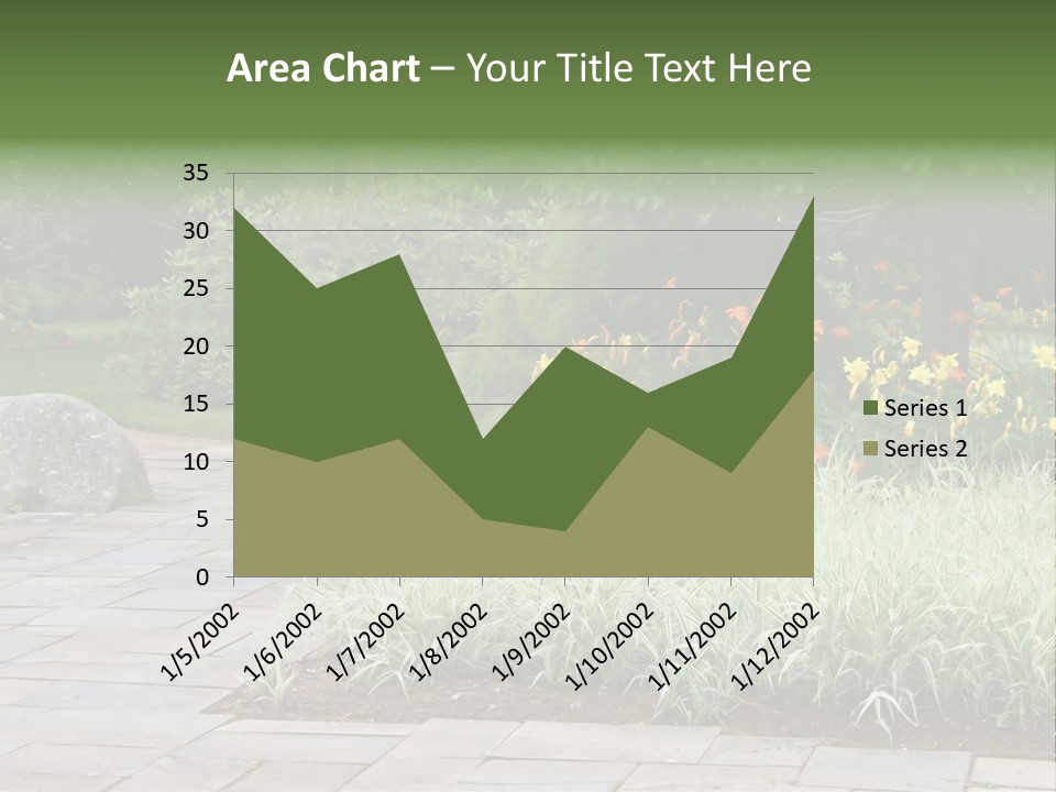 Garden Parkland Grass PowerPoint Template