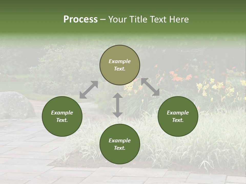 Garden Parkland Grass PowerPoint Template