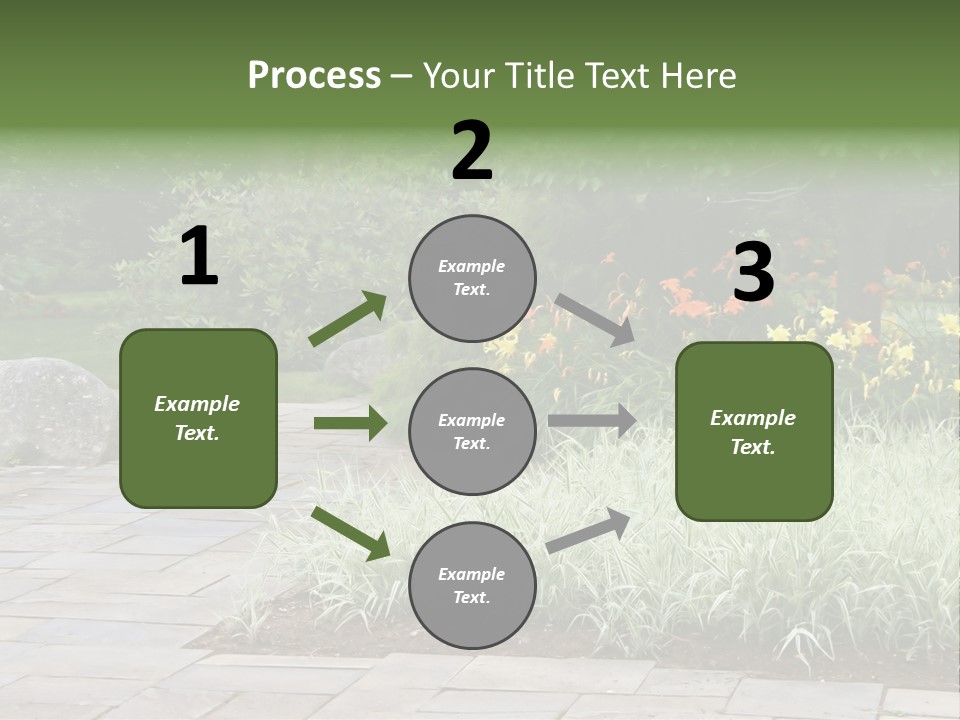 Garden Parkland Grass PowerPoint Template