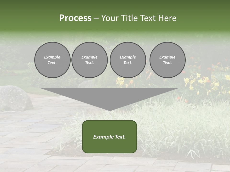 Garden Parkland Grass PowerPoint Template
