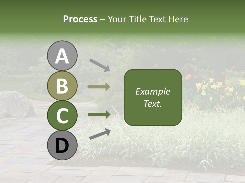 Garden Parkland Grass PowerPoint Template