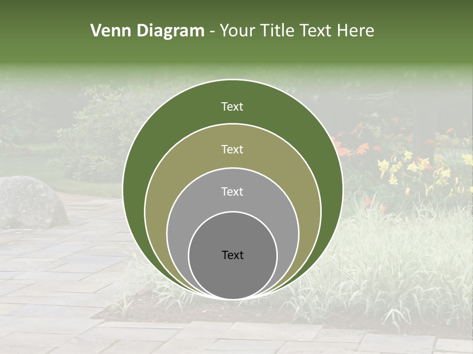 Garden Parkland Grass PowerPoint Template