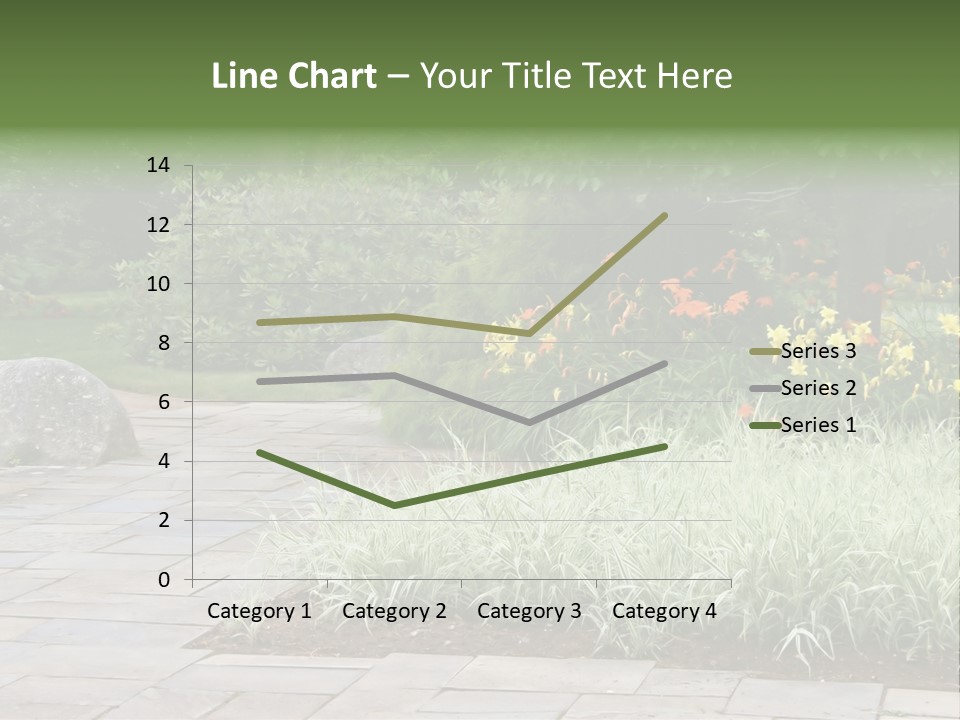 Garden Parkland Grass PowerPoint Template