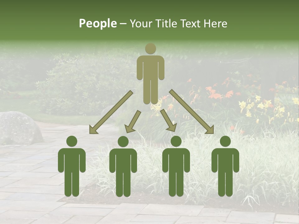 Garden Parkland Grass PowerPoint Template