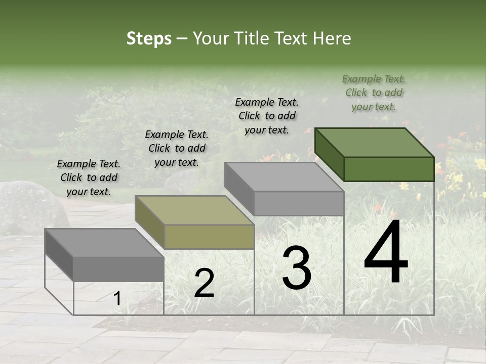 Garden Parkland Grass PowerPoint Template