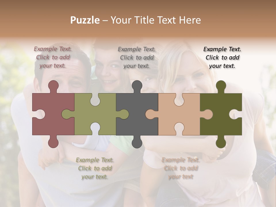 Parents Father Portrait PowerPoint Template