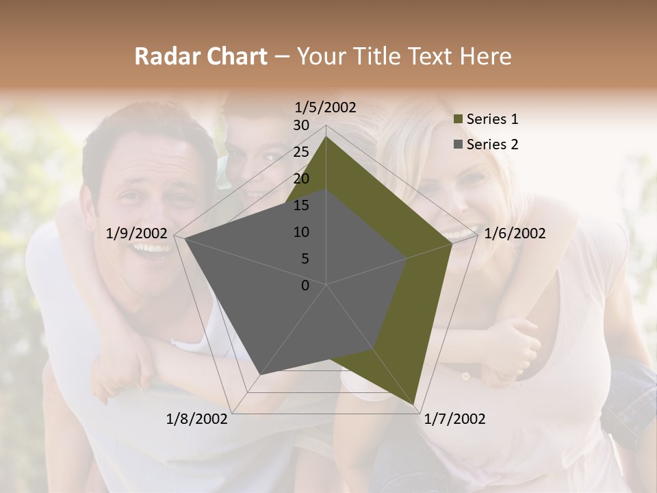 Parents Father Portrait PowerPoint Template