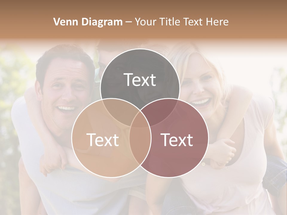 Parents Father Portrait PowerPoint Template