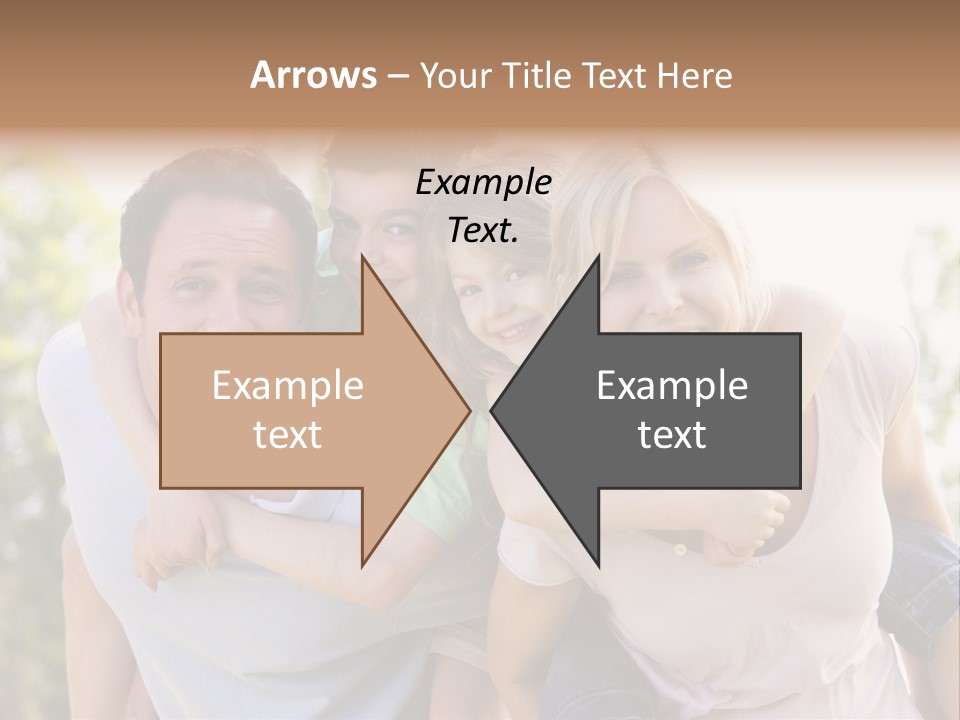 Parents Father Portrait PowerPoint Template