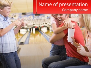 Indoors Excited Forties PowerPoint Template