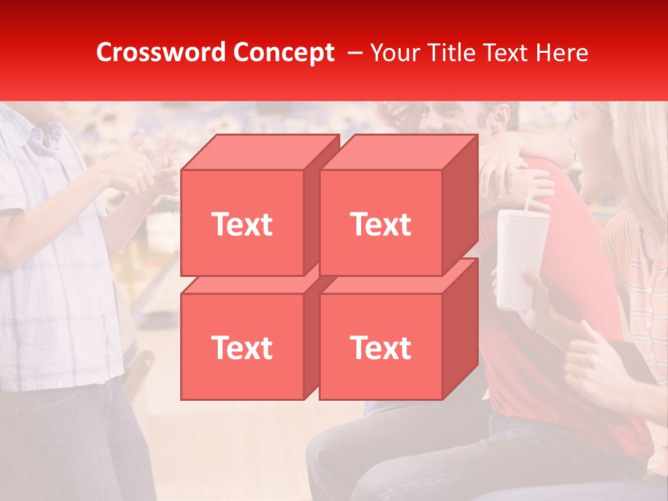 Indoors Excited Forties PowerPoint Template