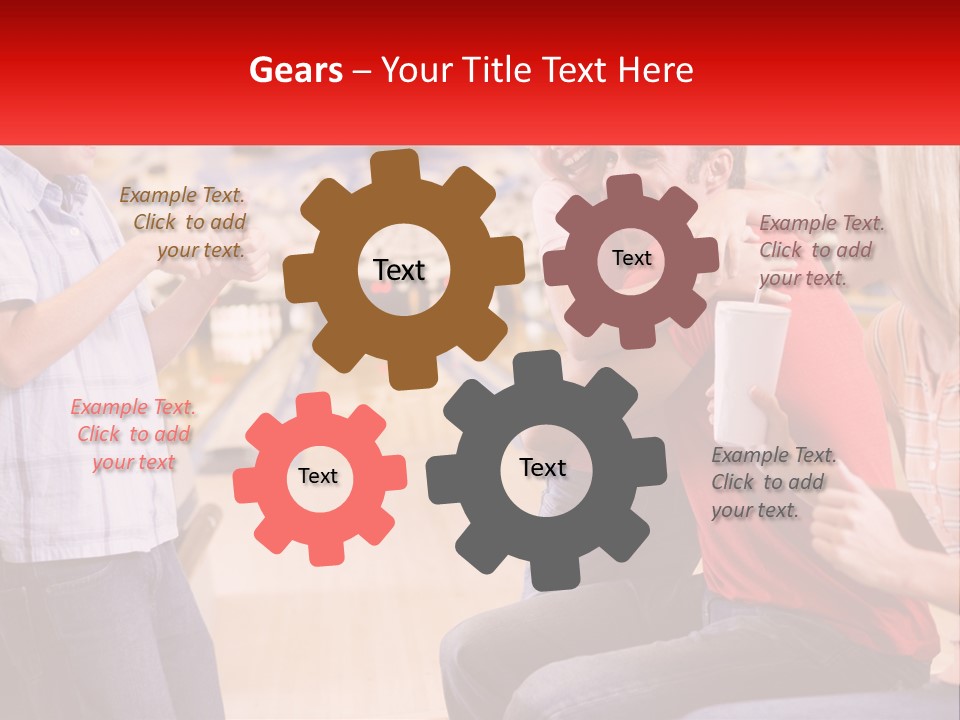 Indoors Excited Forties PowerPoint Template