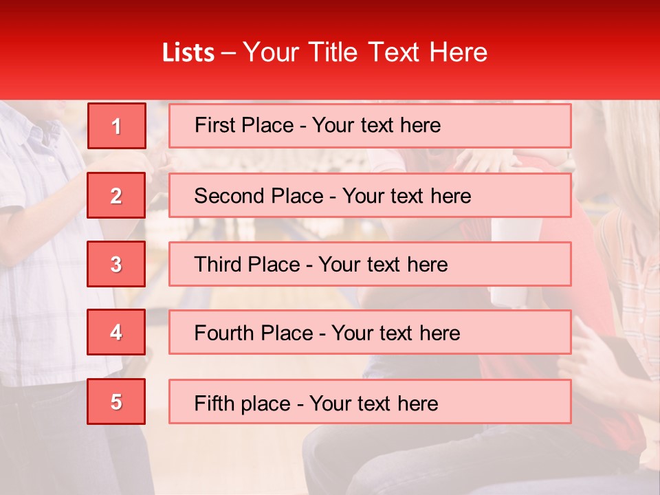 Indoors Excited Forties PowerPoint Template