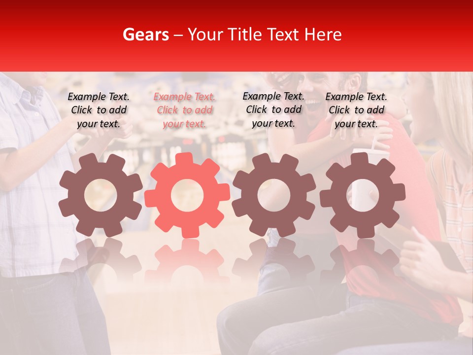 Indoors Excited Forties PowerPoint Template