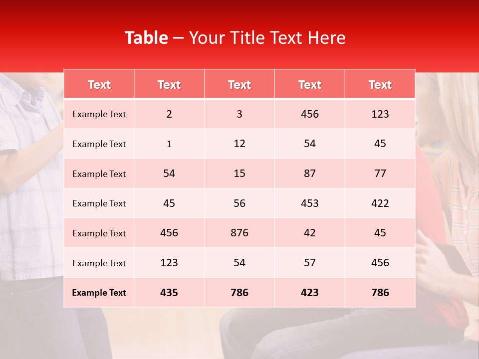 Indoors Excited Forties PowerPoint Template