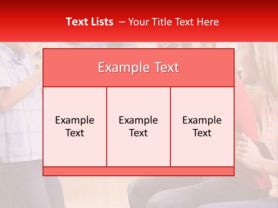 Indoors Excited Forties PowerPoint Template