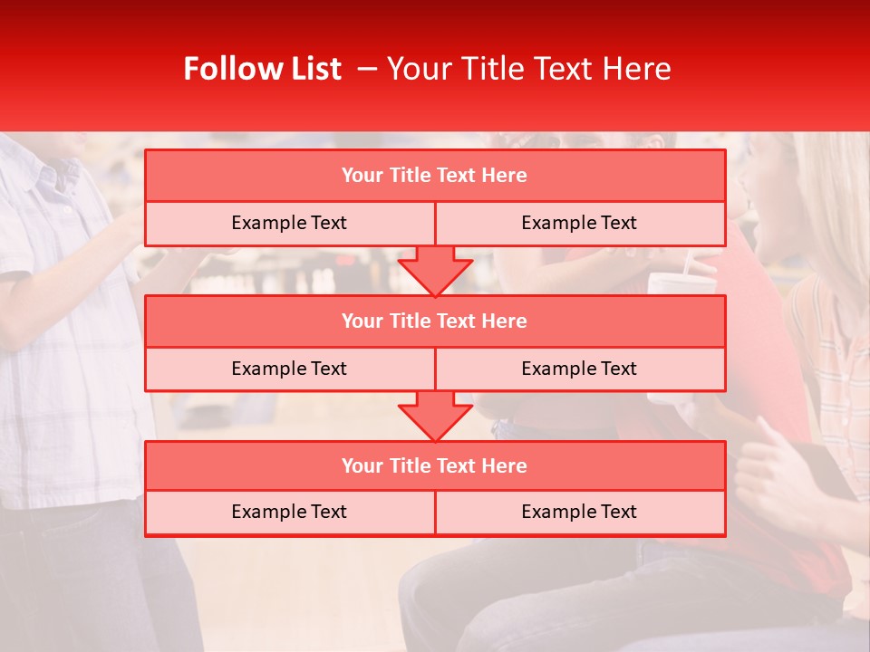 Indoors Excited Forties PowerPoint Template