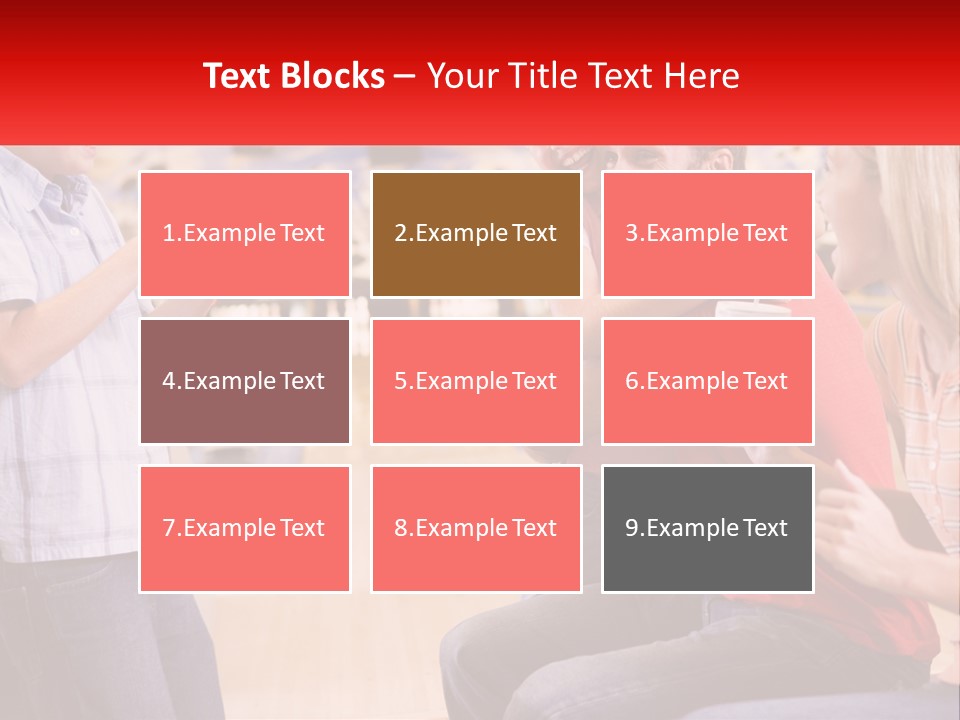 Indoors Excited Forties PowerPoint Template