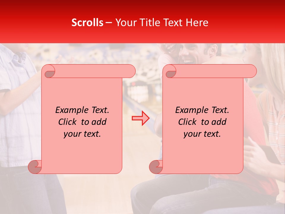 Indoors Excited Forties PowerPoint Template