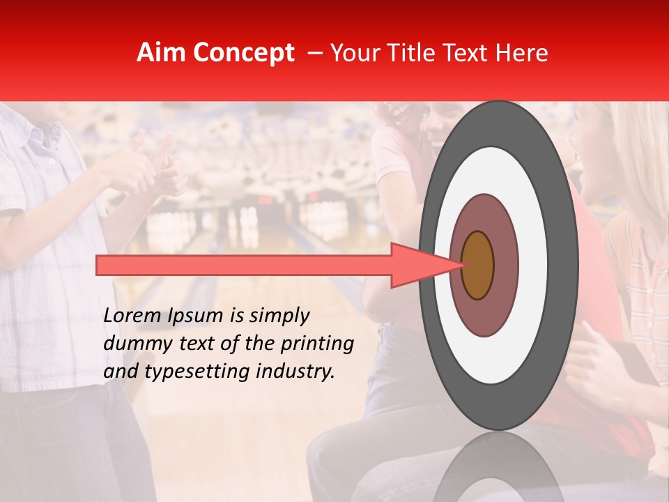 Indoors Excited Forties PowerPoint Template