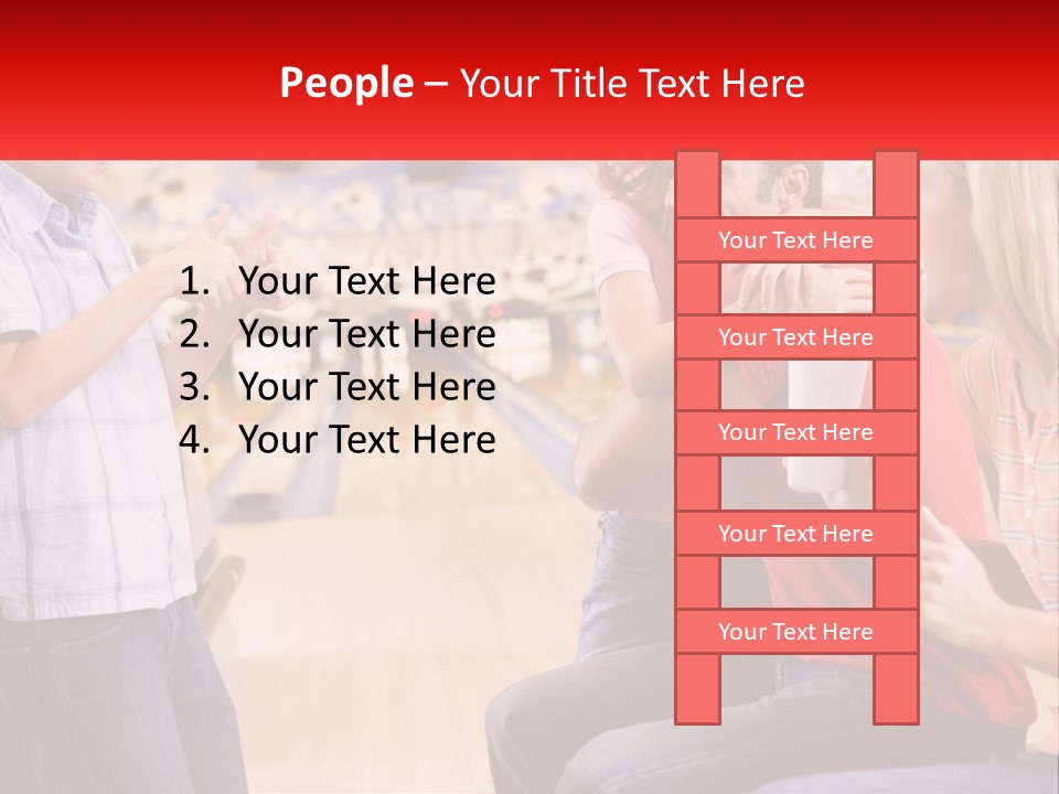 Indoors Excited Forties PowerPoint Template