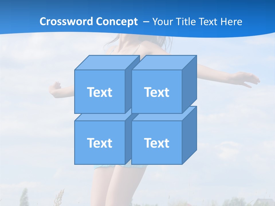 Natural Hair Cloud PowerPoint Template