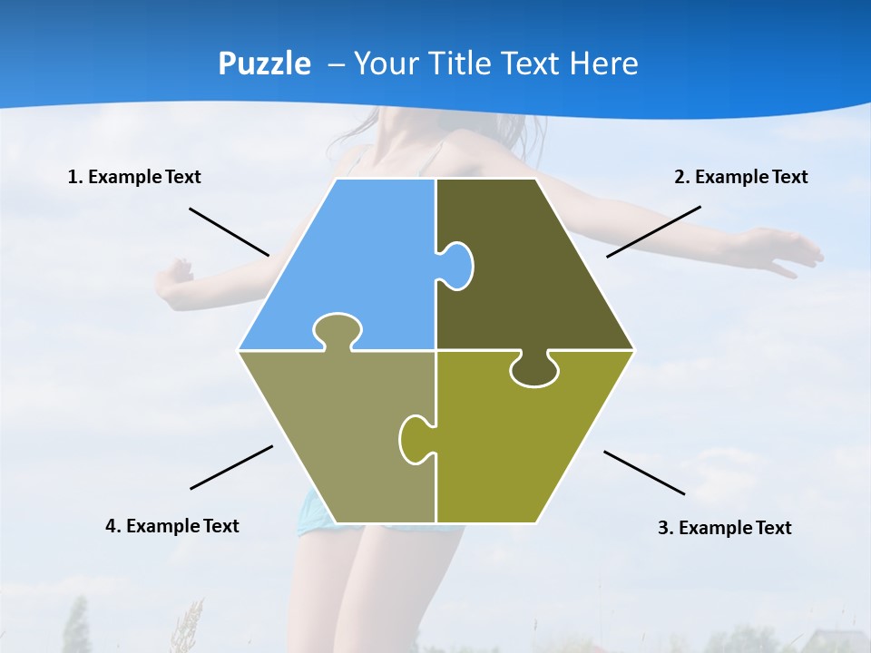 Natural Hair Cloud PowerPoint Template