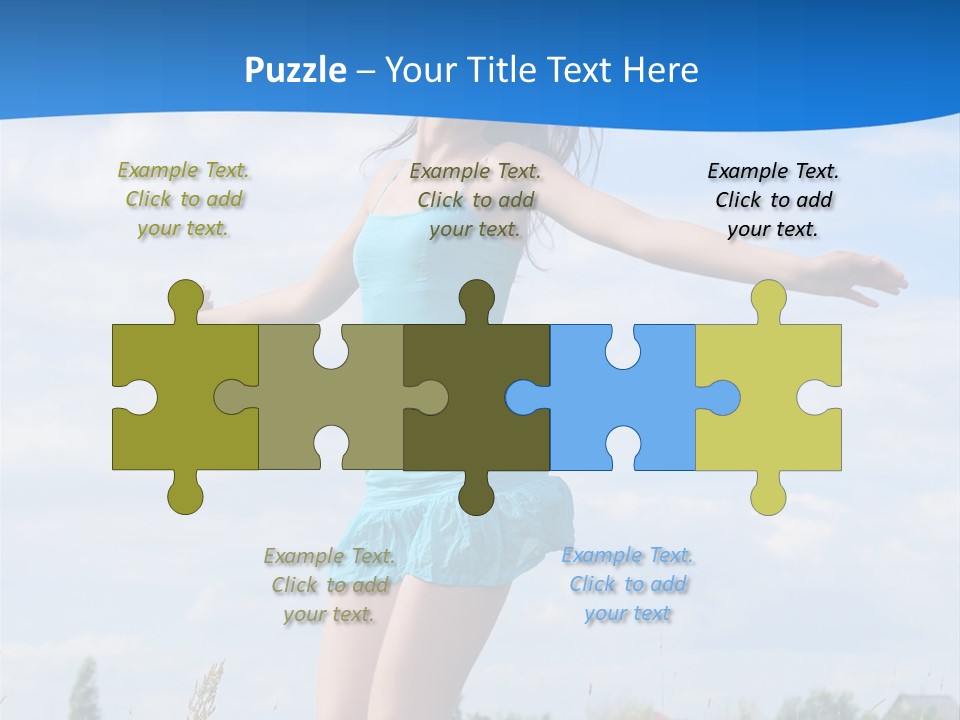 Natural Hair Cloud PowerPoint Template