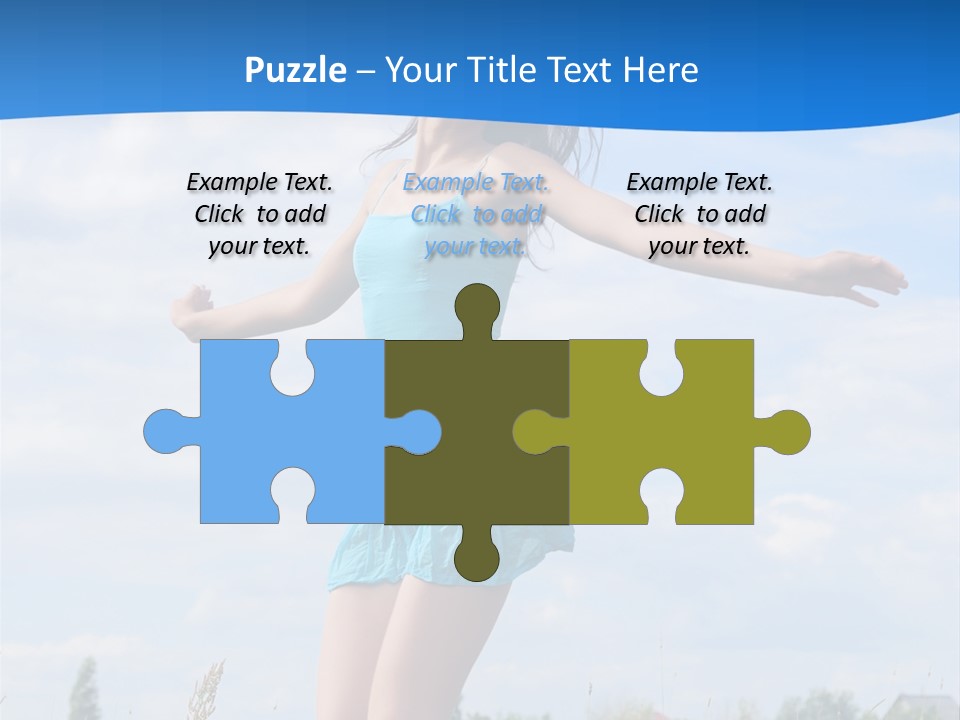 Natural Hair Cloud PowerPoint Template