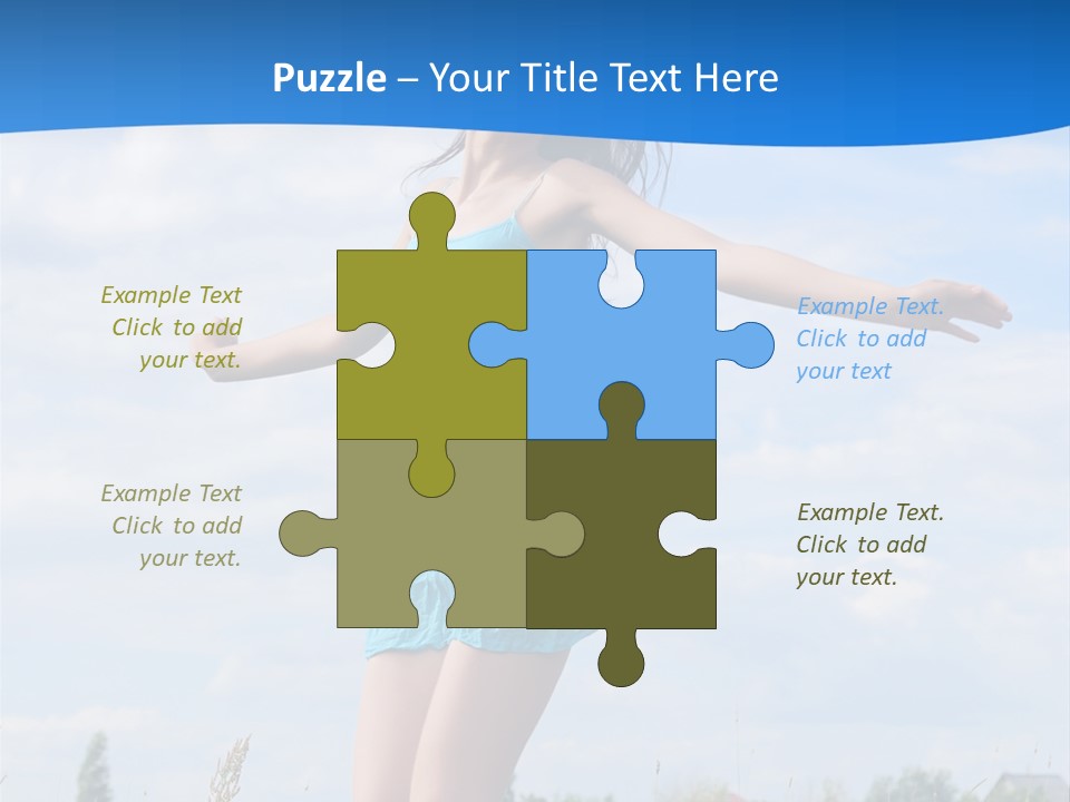 Natural Hair Cloud PowerPoint Template