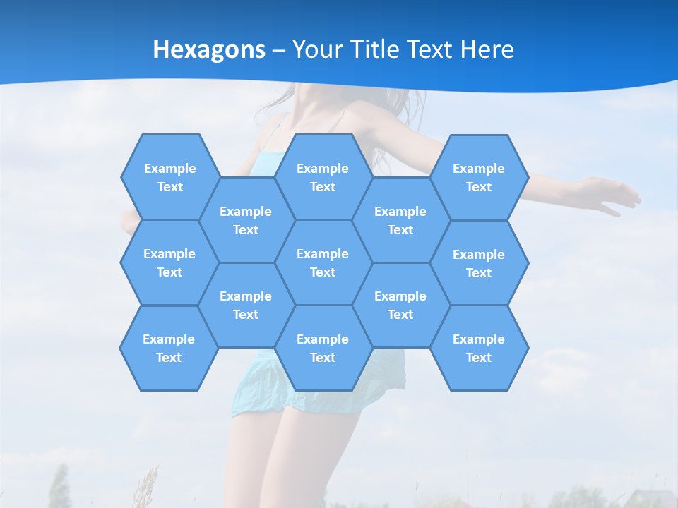 Natural Hair Cloud PowerPoint Template