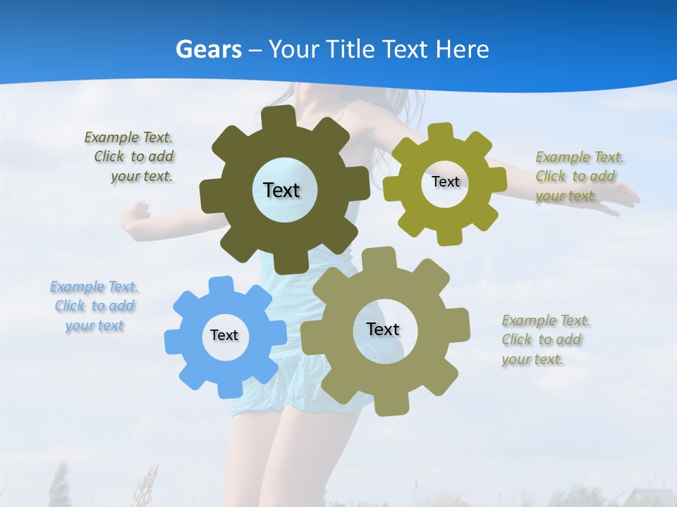 Natural Hair Cloud PowerPoint Template