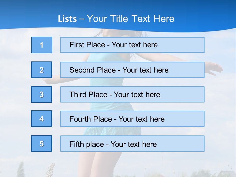 Natural Hair Cloud PowerPoint Template